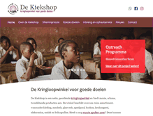Tablet Screenshot of kiekshopassen.nl